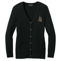 Great Dane Embroidered Button-Up Cardigan Sweater