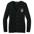 Greater Swiss Mountain Dog Embroidered Button-Up Cardigan Sweater