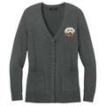 Havanese Embroidered Button-Up Cardigan Sweater