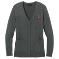 Irish Water Spaniel Embroidered Button-Up Cardigan Sweater