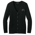 Labrador Retriever Embroidered Button-Up Cardigan Sweater