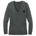 Labrador Retriever Embroidered Button-Up Cardigan Sweater