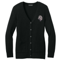 Neapolitan Mastiff Embroidered Button-Up Cardigan Sweater