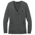 Scottish Deerhound Embroidered Button-Up Cardigan Sweater