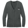 Smooth Fox Terrier Embroidered Button-Up Cardigan Sweater