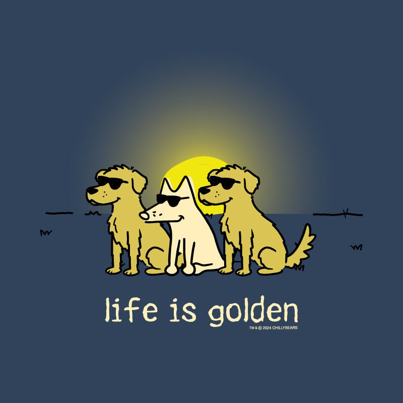 Life is Golden - Ladies T-Shirt V-Neck