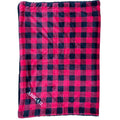 Personalized Buffalo Plaid Holiday Blanket