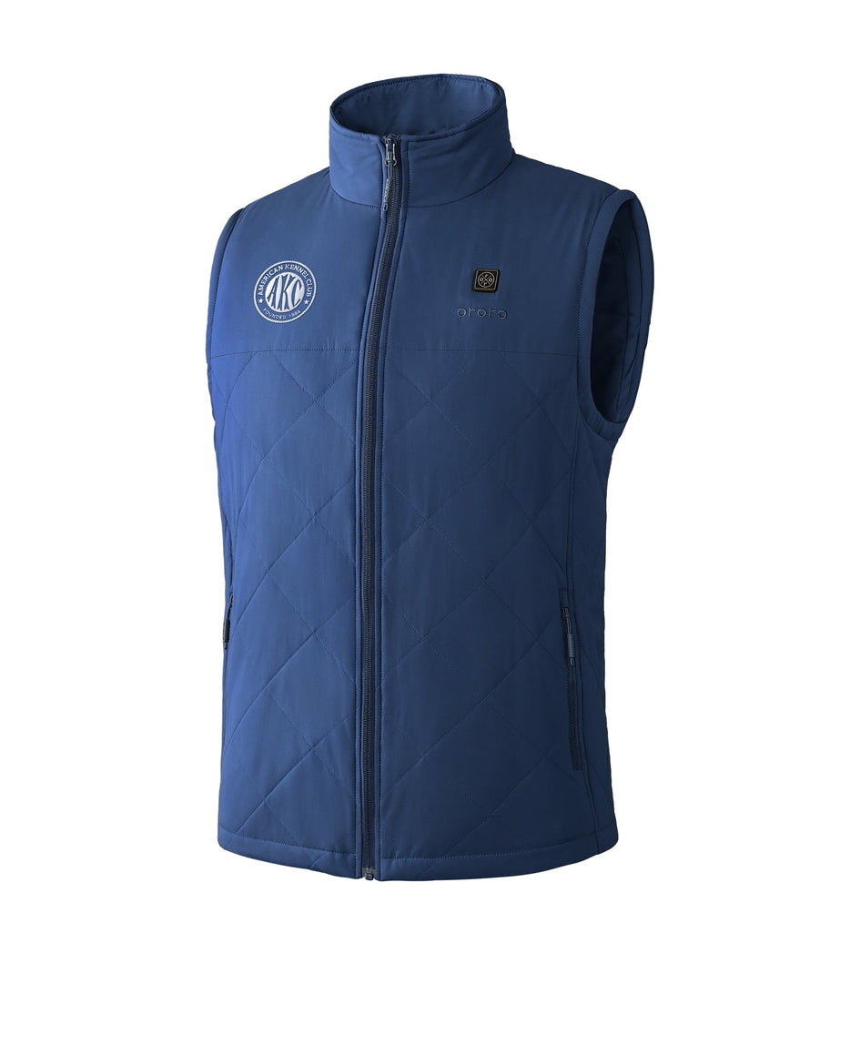 ororo Men's 4-Zone Quilted Heated Vest – American Kennel Club® Edition