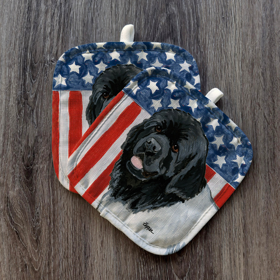 Newfoundland  Americana Pot Holder Set