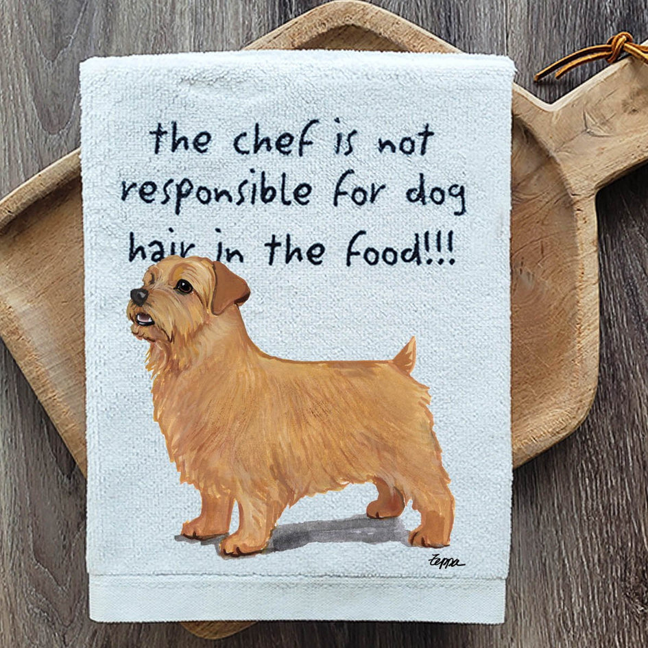 Norfolk Terrier Dish Towel