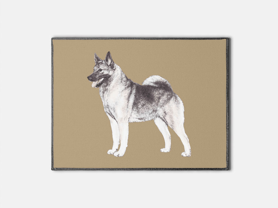 Norwegian Elkhound Doormat