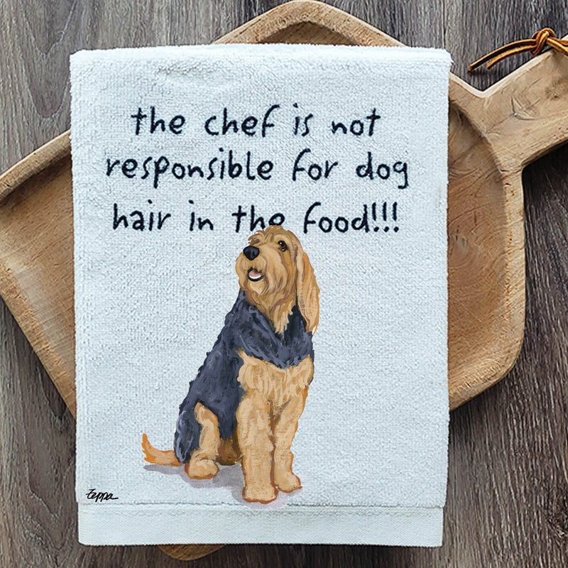 Otterhound Dish Towel