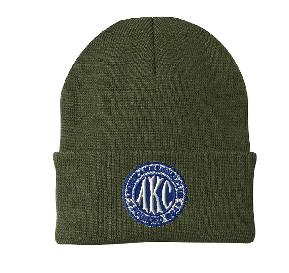 AKC Seal Embroidered Beanies