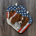 Papillon  Americana Pot Holder Set