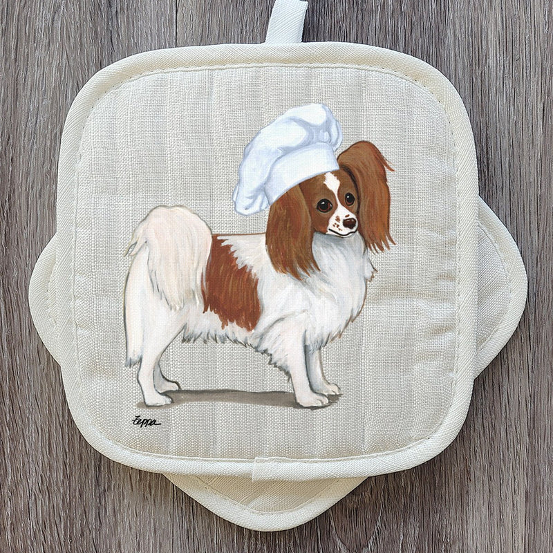 Papillon  Pot Holder Set