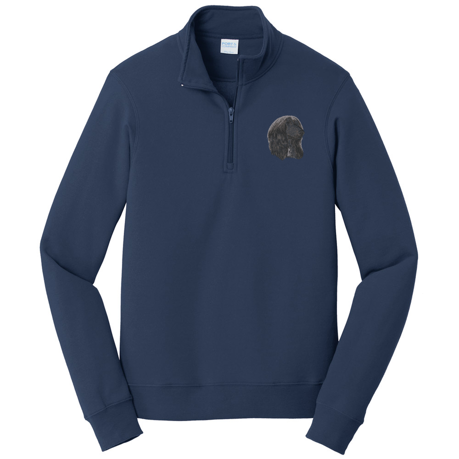 Afghan Hound Embroidered Unisex Quarter Zip