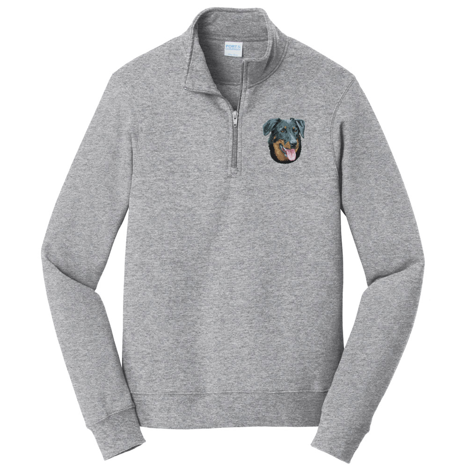Beauceron Embroidered Unisex Quarter Zip
