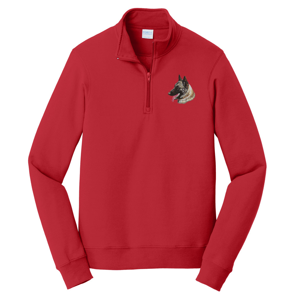 Belgian Malinois Embroidered Unisex Quarter Zip