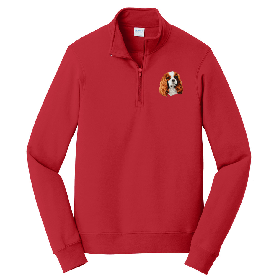 Cavalier King Charles Spaniel Embroidered Unisex Quarter Zip