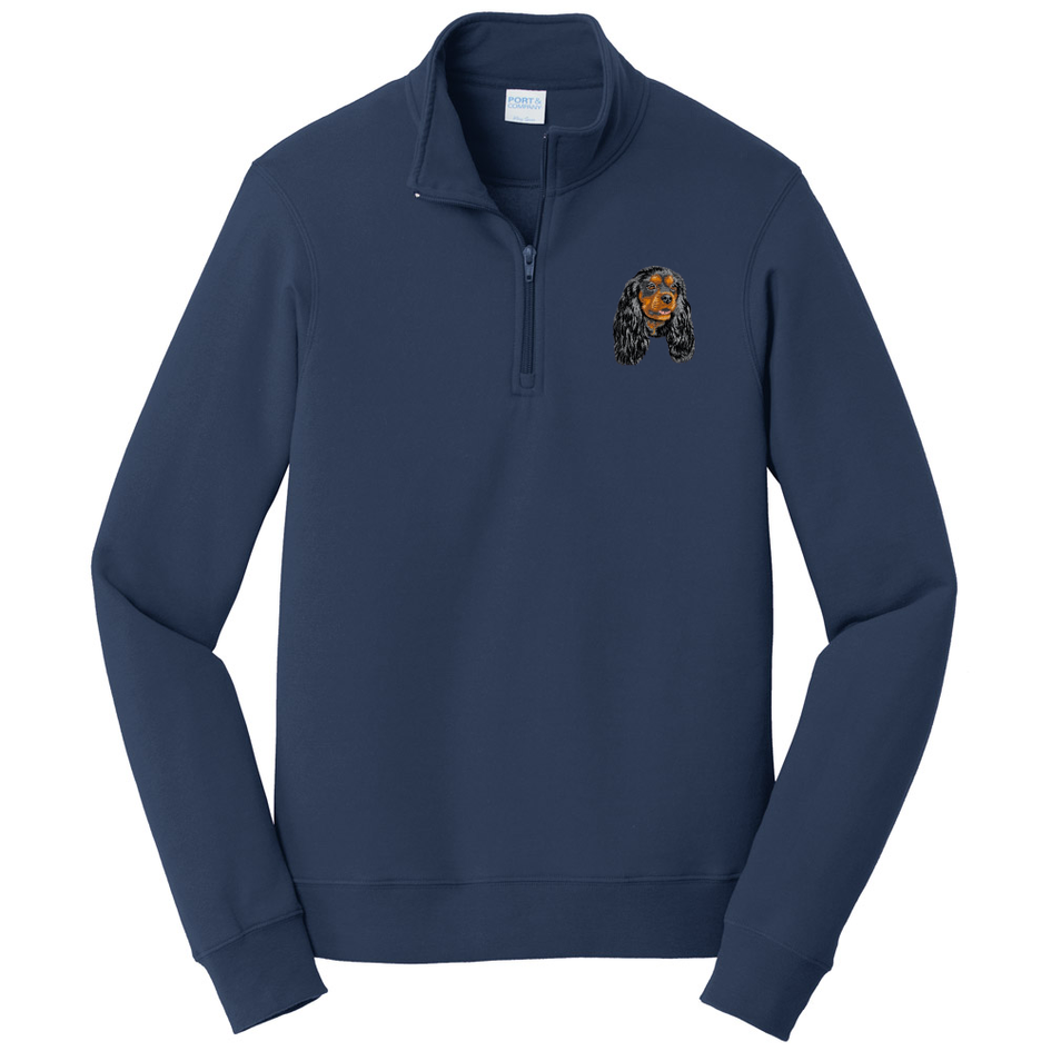 Cavalier King Charles Spaniel Embroidered Unisex Quarter Zip