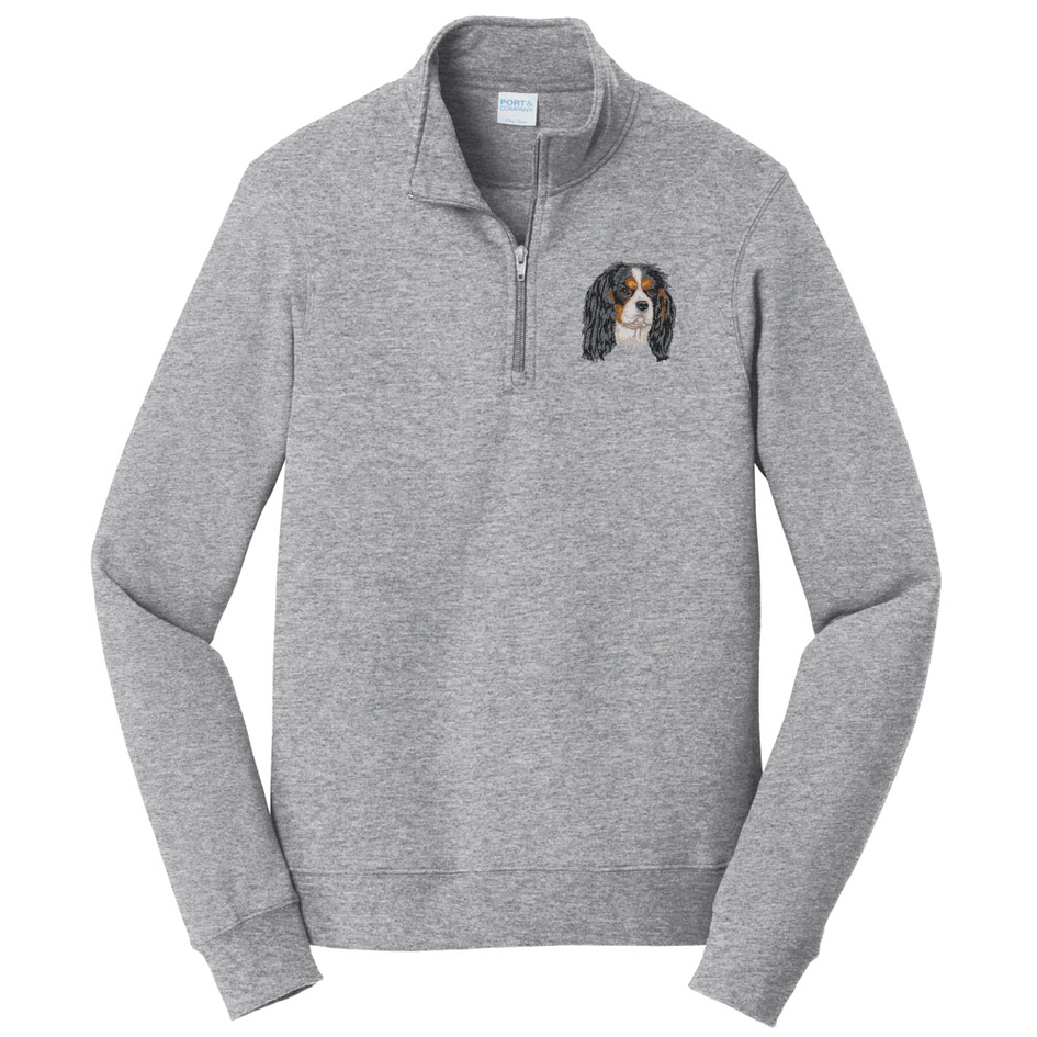 Cavalier King Charles Spaniel Embroidered Unisex Quarter Zip