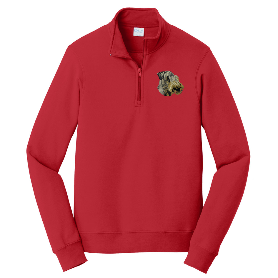 Cesky Terrier Embroidered Unisex Quarter Zip