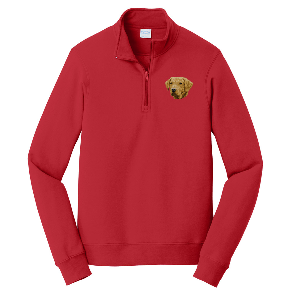 Chesapeake Bay Retriever Embroidered Unisex Quarter Zip