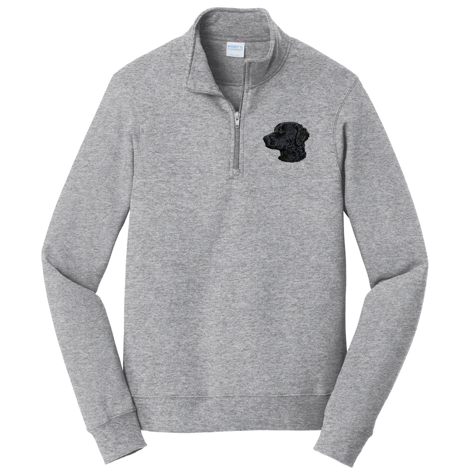 Curly-Coated Retriever Embroidered Unisex Quarter Zip