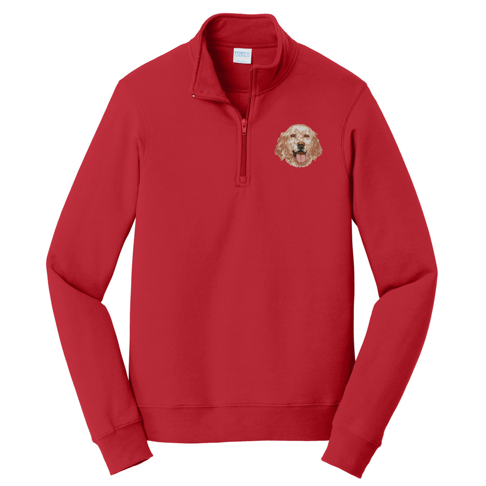 English Setter Embroidered Unisex Quarter Zip
