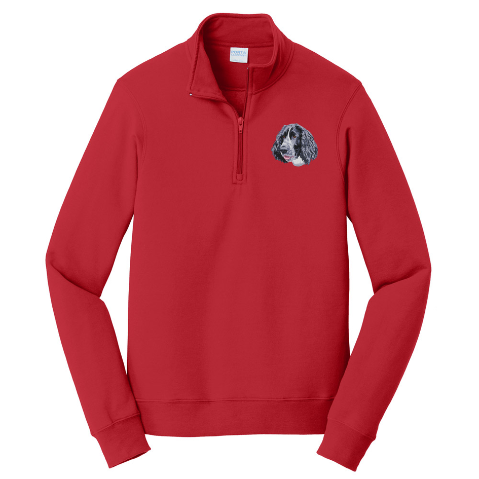 English Springer Spaniel Embroidered Unisex Quarter Zip