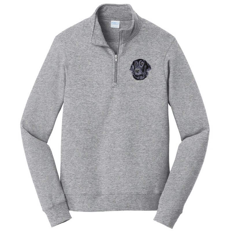 Flat-Coated Retriever Embroidered Unisex Quarter Zip