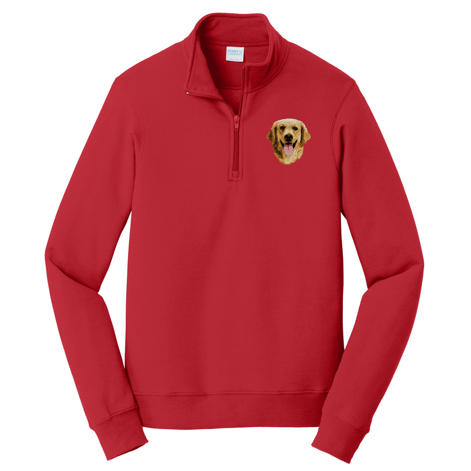Golden Retriever Embroidered Unisex Quarter Zip