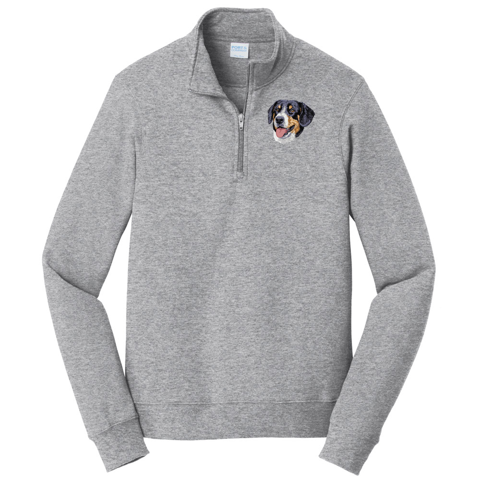Greater Swiss Mountain Dog Embroidered Unisex Quarter Zip