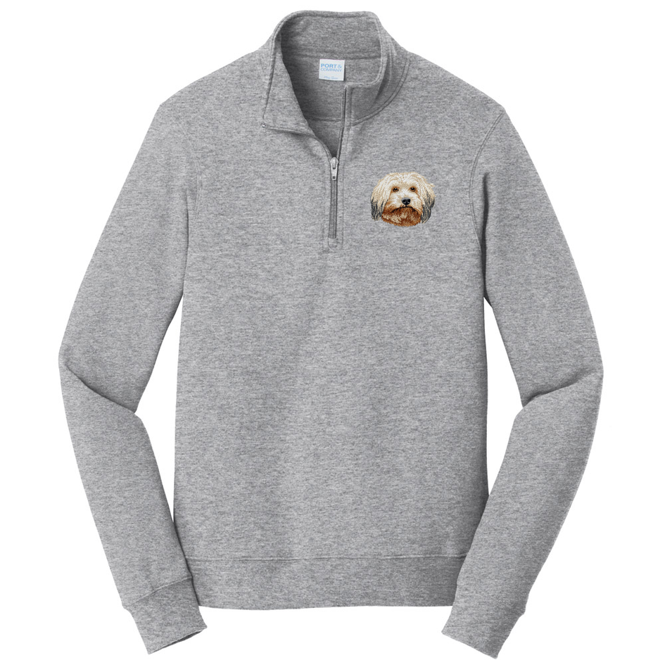 Havanese Embroidered Unisex Quarter Zip