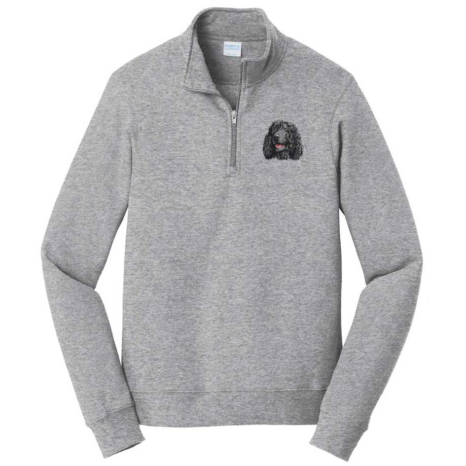 Irish Water Spaniel Embroidered Unisex Quarter Zip