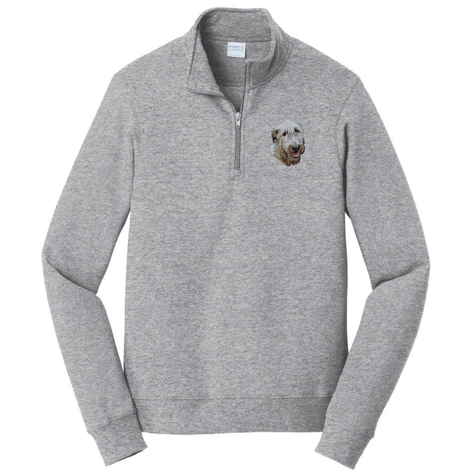 Irish Wolfhound Embroidered Unisex Quarter Zip