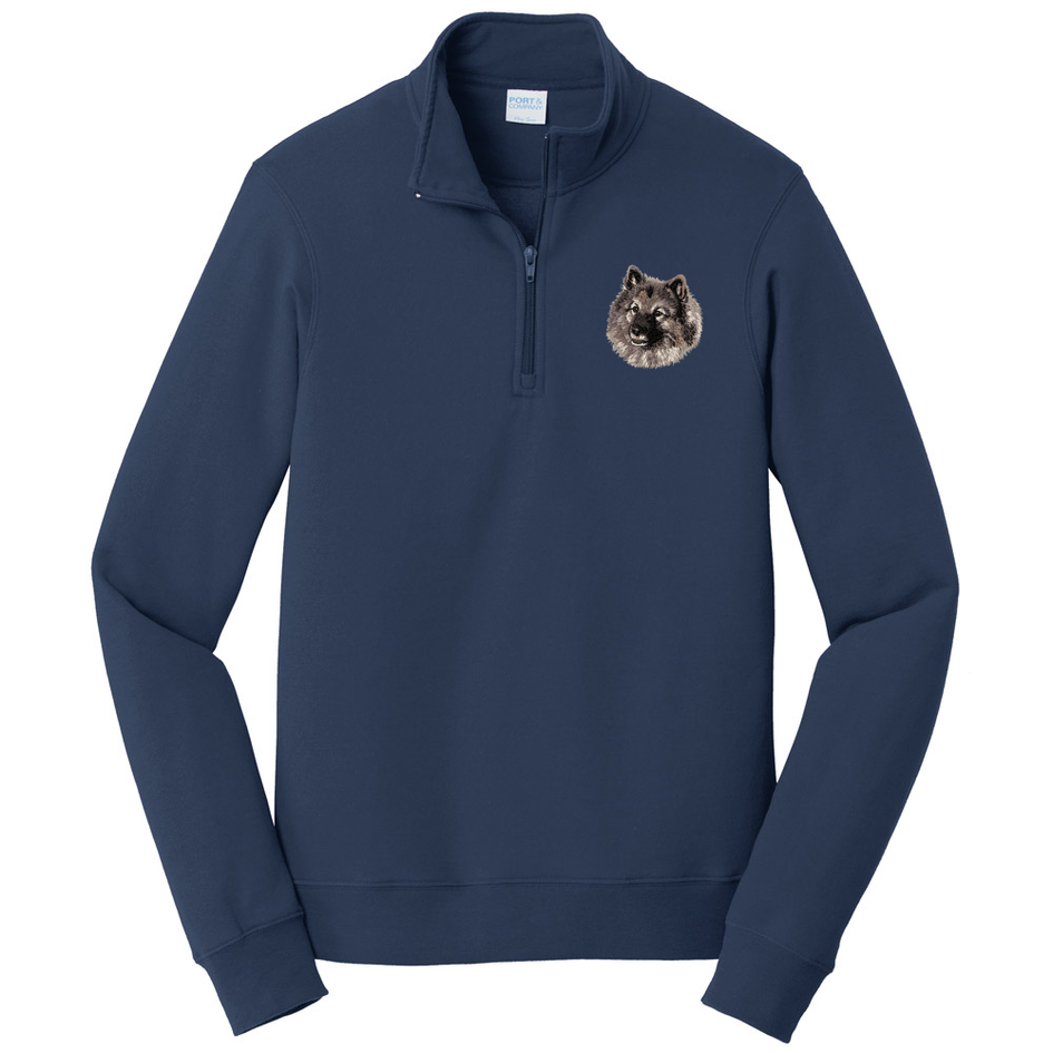 Keeshond Embroidered Unisex Quarter Zip