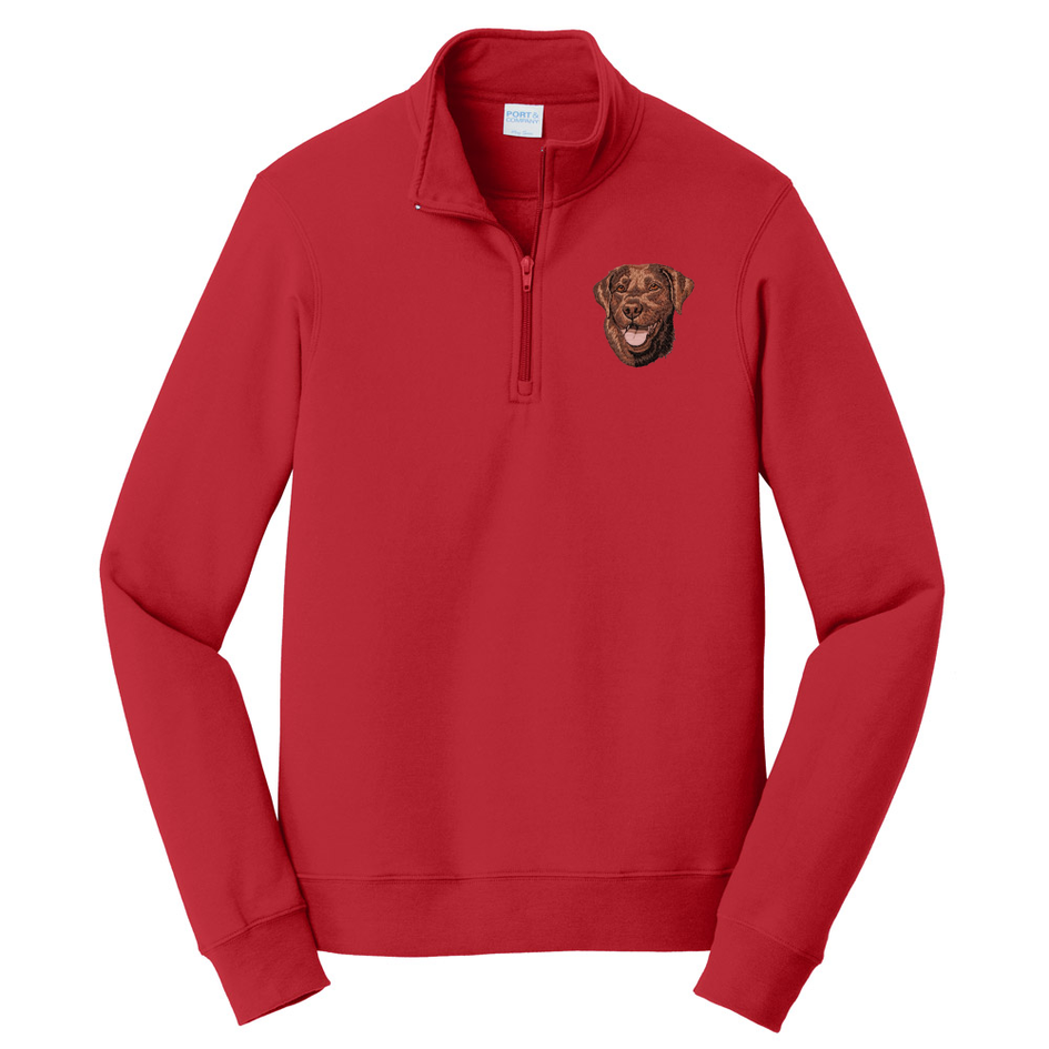 Labrador Retriever Embroidered Unisex Quarter Zip