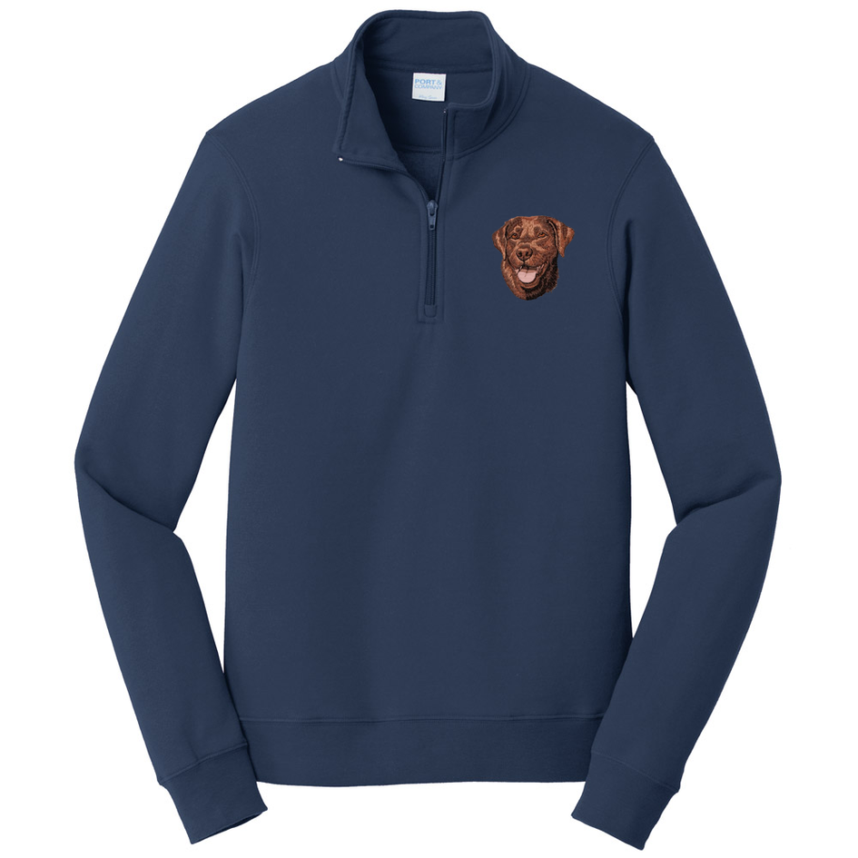 Labrador Retriever Embroidered Unisex Quarter Zip