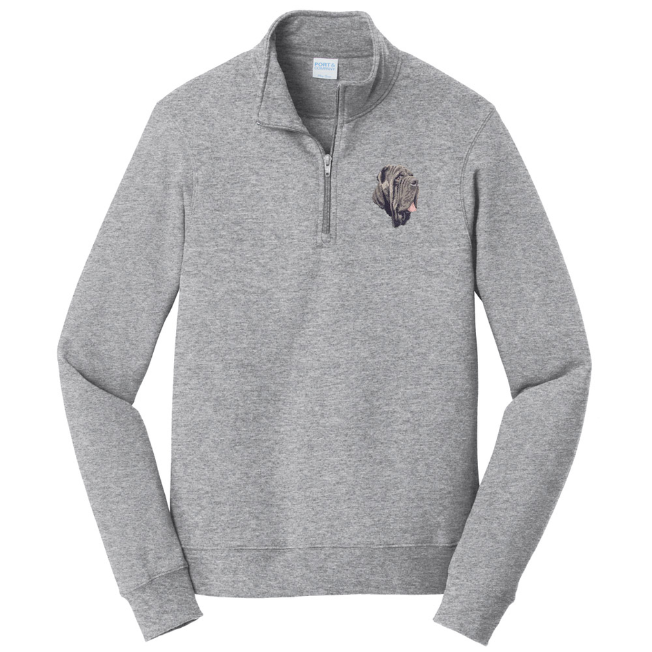 Neapolitan Mastiff Embroidered Unisex Quarter Zip