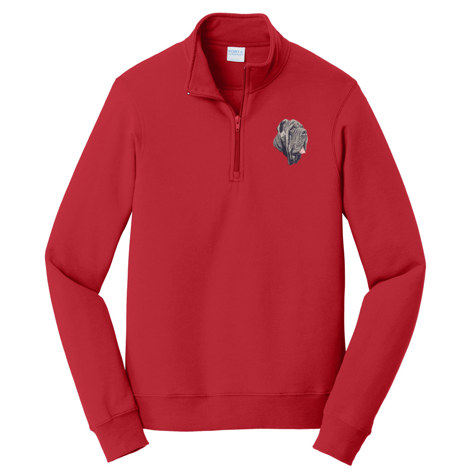 Neapolitan Mastiff Embroidered Unisex Quarter Zip