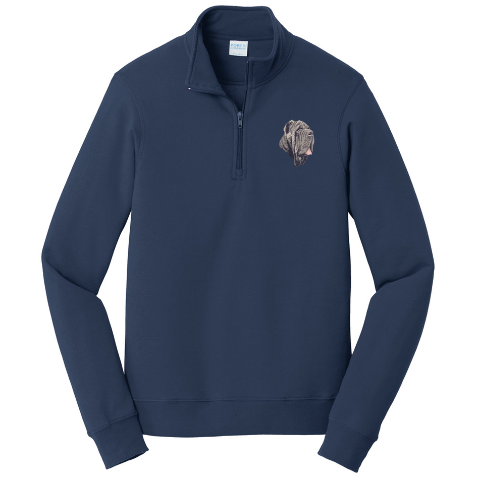 Neapolitan Mastiff Embroidered Unisex Quarter Zip