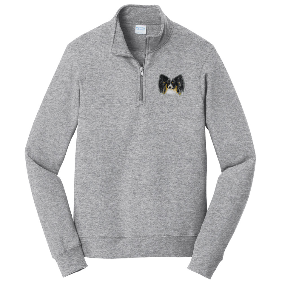 Papillon Embroidered Unisex Quarter Zip