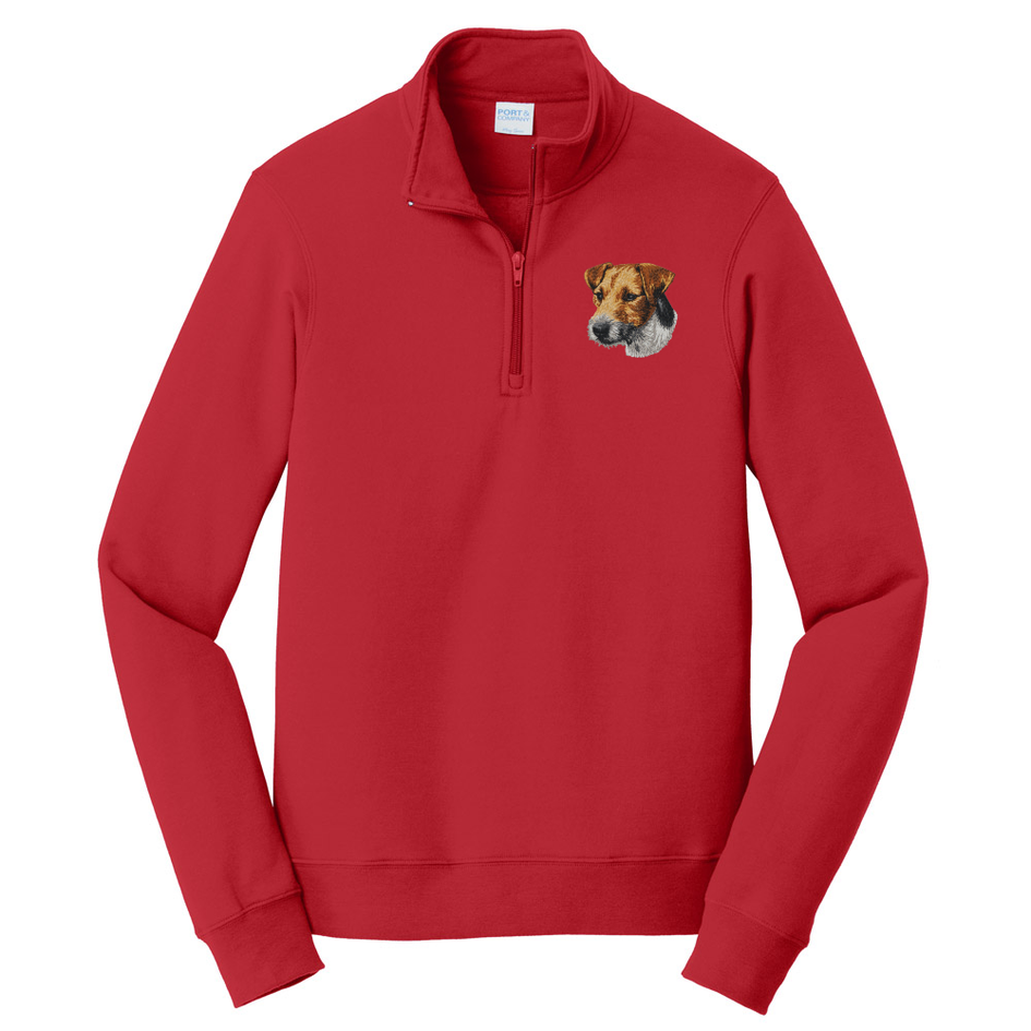 Parson Russell Terrier Embroidered Unisex Quarter Zip