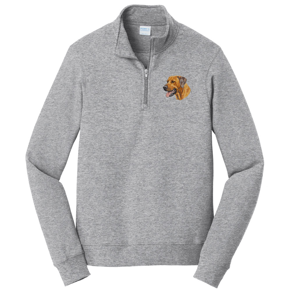 Rhodesian Ridgeback Embroidered Unisex Quarter Zip