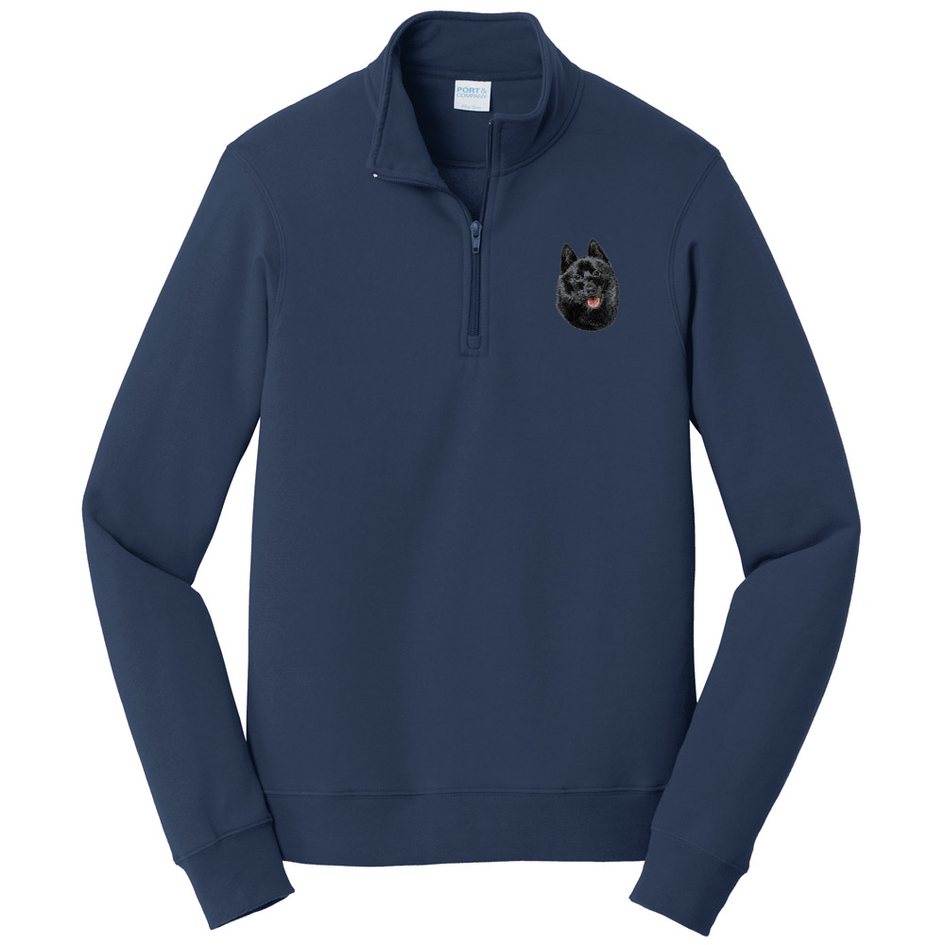 Schipperke Embroidered Unisex Quarter Zip