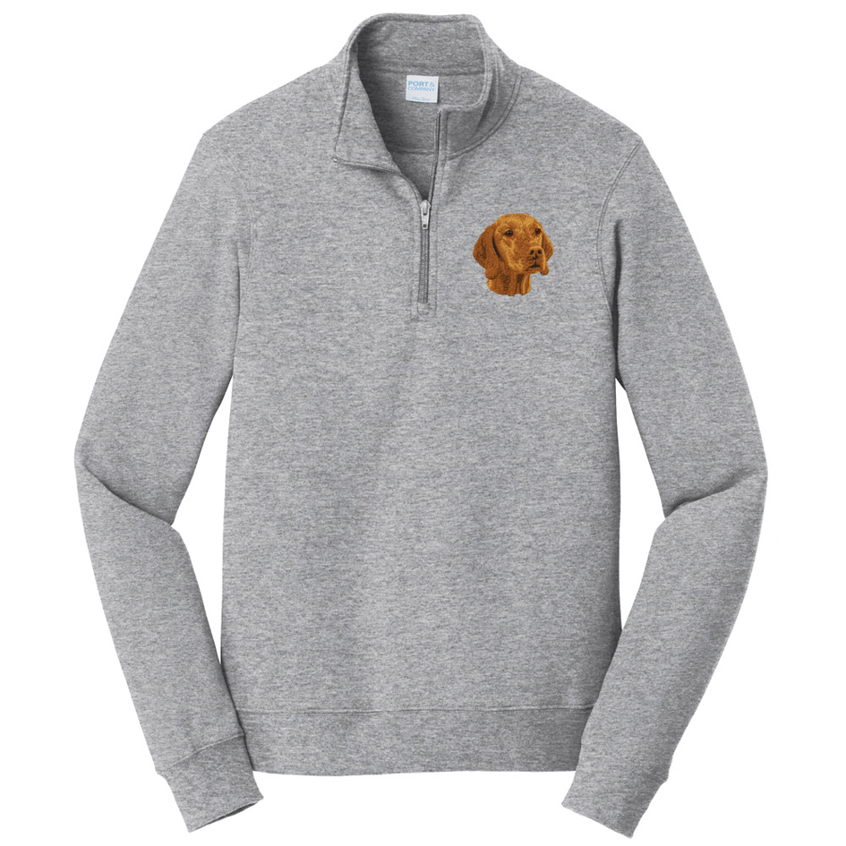 Vizsla Embroidered Unisex Quarter Zip