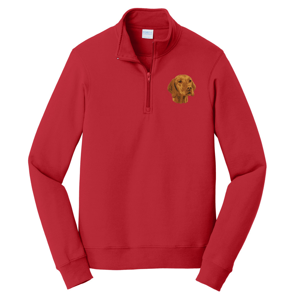 Vizsla Embroidered Unisex Quarter Zip