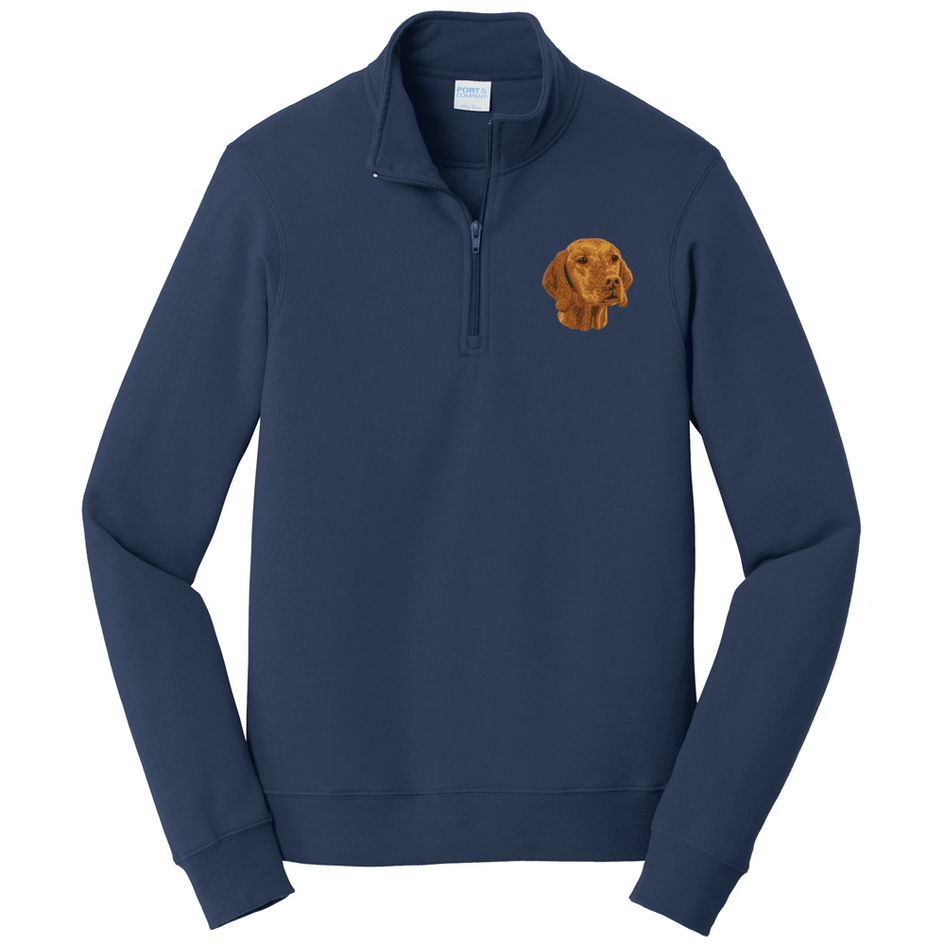 Vizsla Embroidered Unisex Quarter Zip