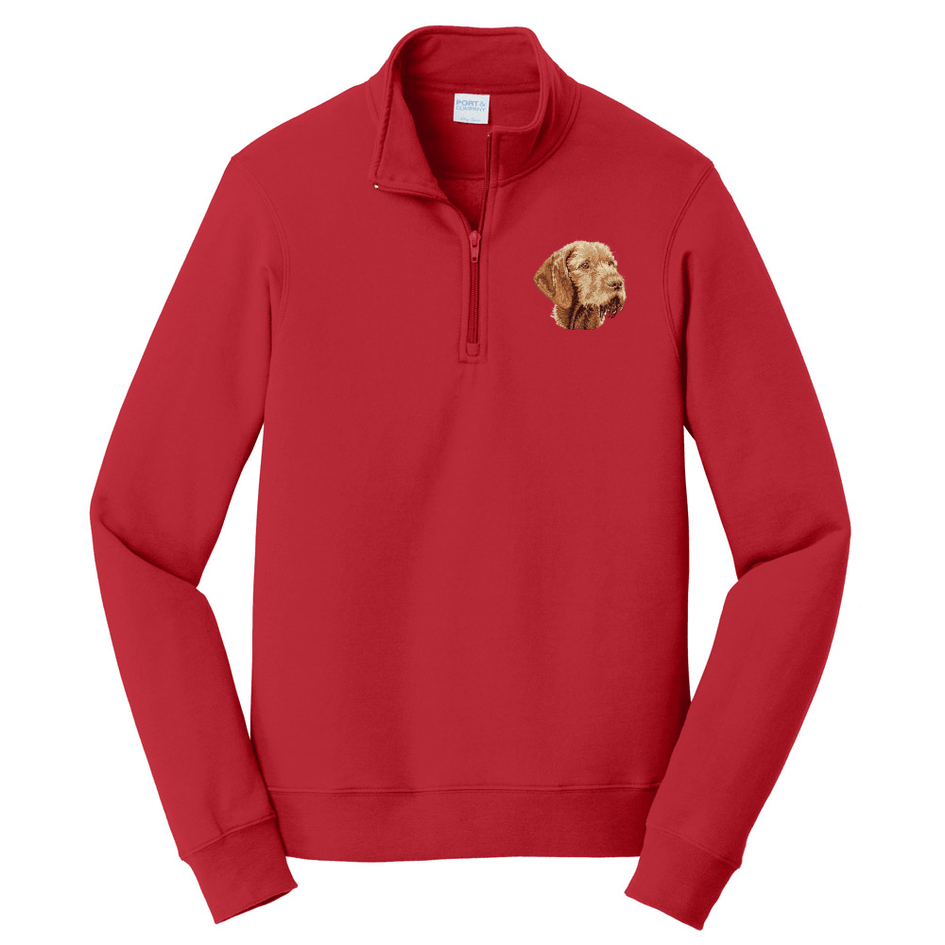 Wirehaired Vizsla Embroidered Unisex Quarter Zip